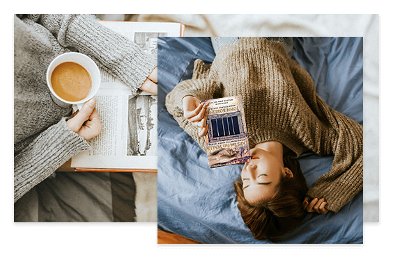 Woman reading a book, symbolizing historical storytelling and legacy publishing by Master Wings Publishing.